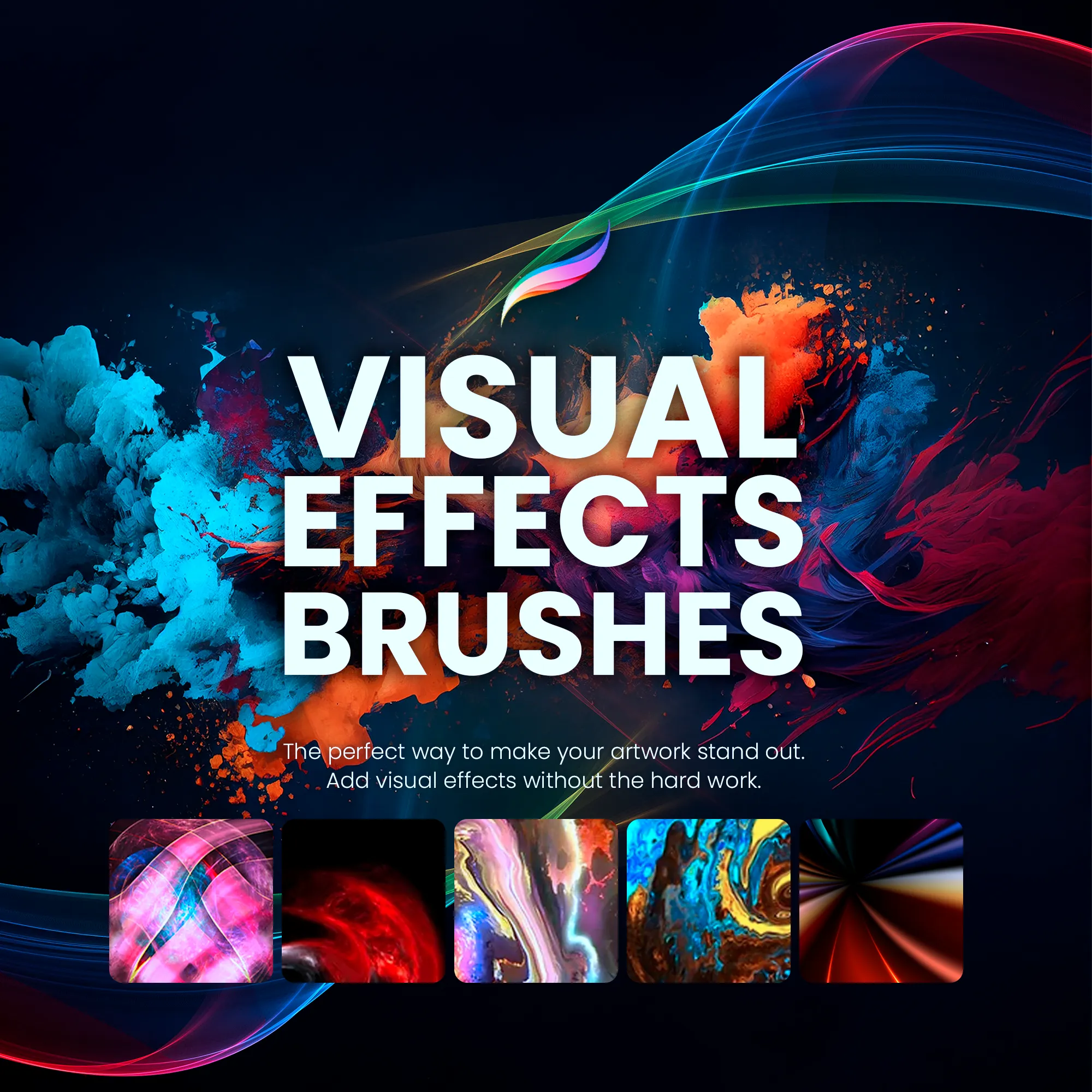 Visual Effects Brushes for Procreate - Professional Procreate Brushes ...