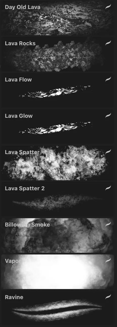 Volcanic Power: Iceland-Inspired Procreate Brushes thumbnail 3